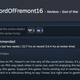 Steam review for God of War on PC reading "It's god of war but on PC."